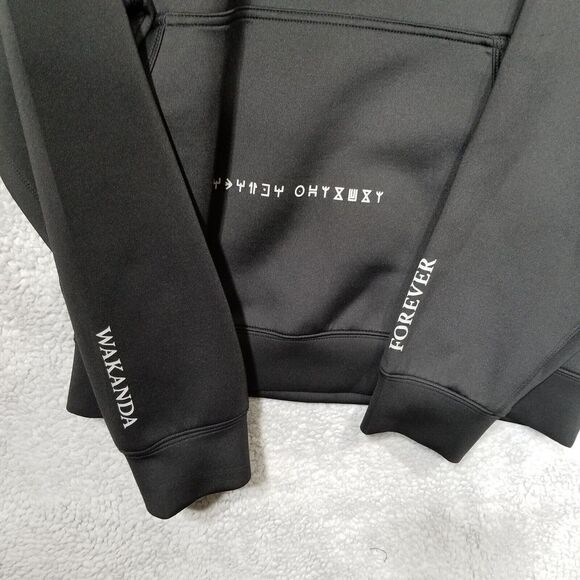 Actively Black Wakanda Black Panther Hoodie Black Collection Pullover Jacket 3XL - Picture 15 of 16